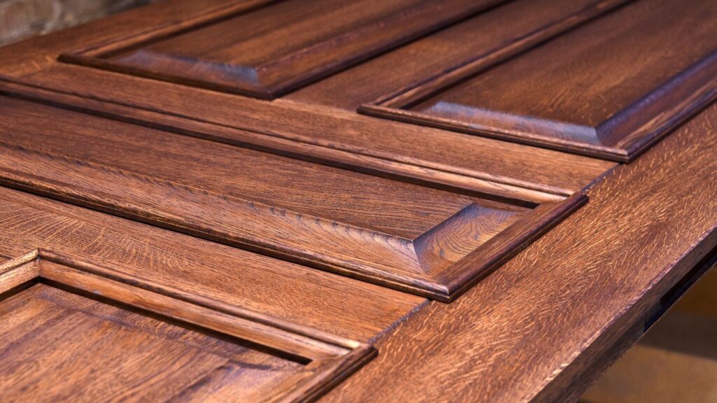 Teak wood doors